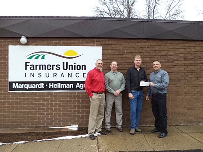 Farmers Union makes donation to Ward County Historical Society News